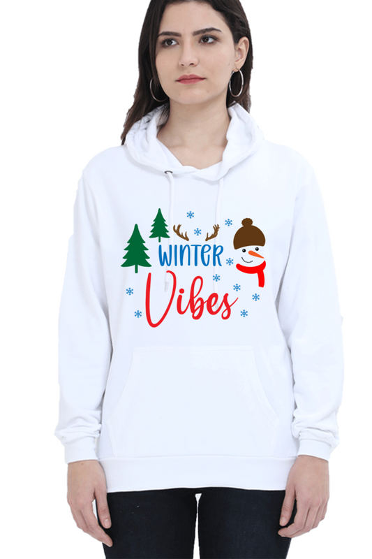 Winter Vibes Womens Hoodie