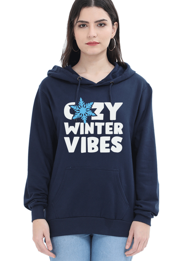 Cozy Winter Vibes Womens Hoodie