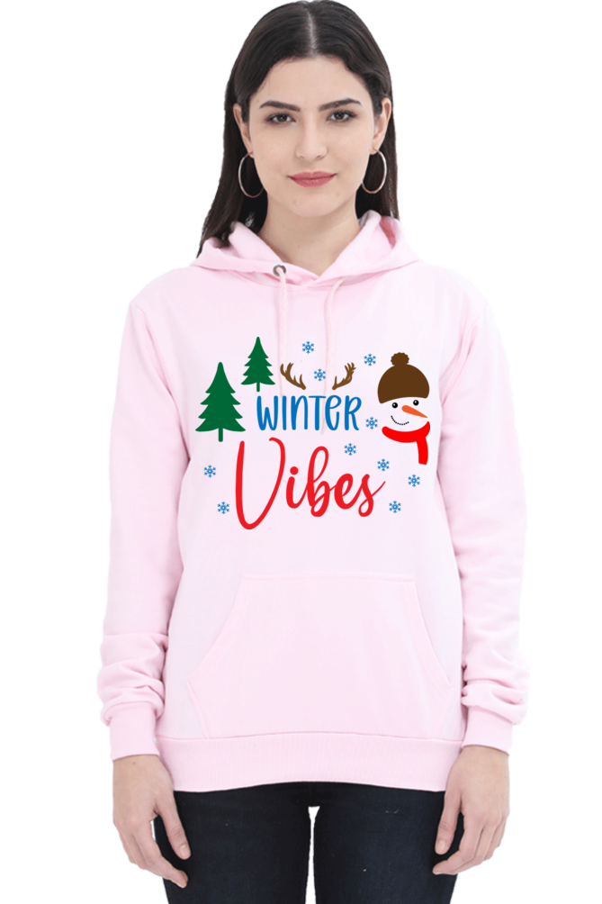 Winter Vibes Womens Hoodie