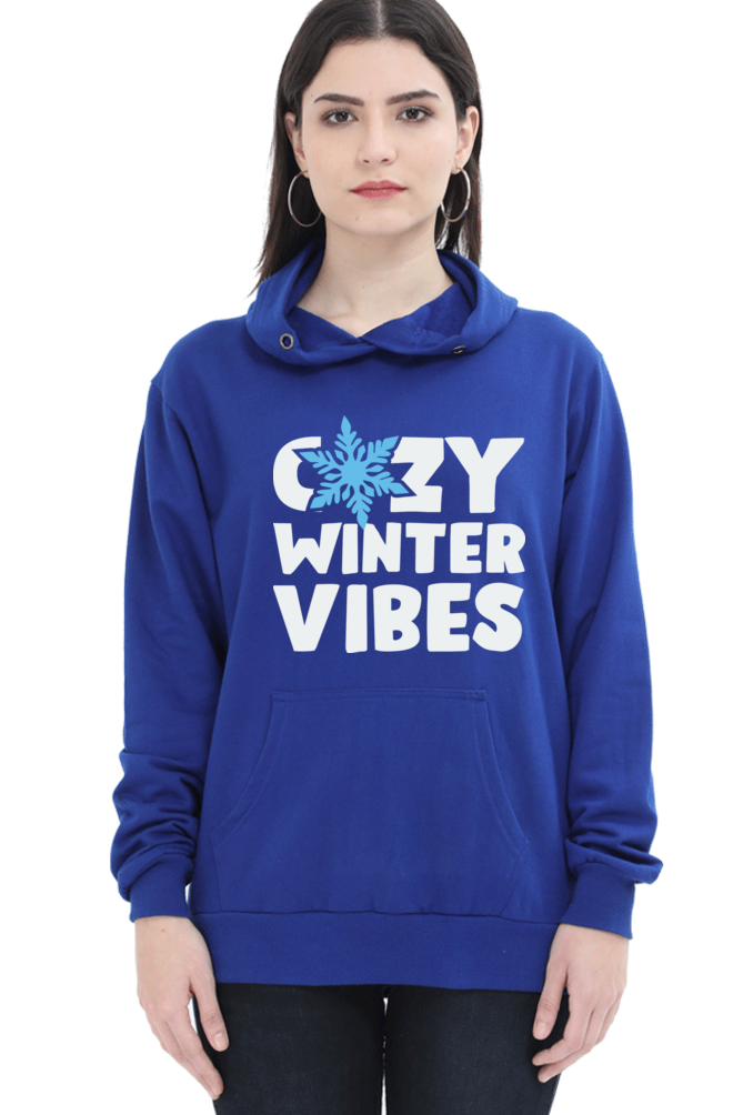 Cozy Winter Vibes Womens Hoodie